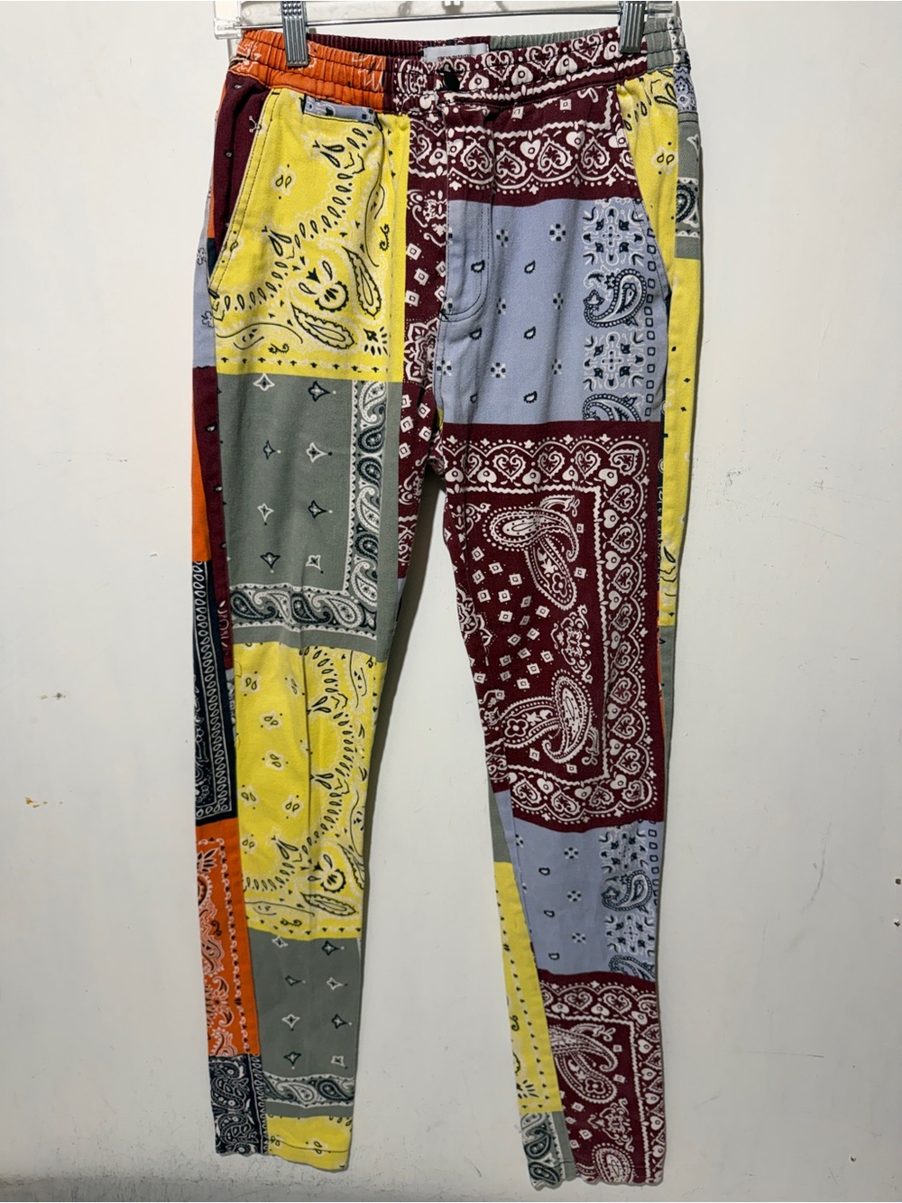 Men's/Unisex Urban Outfitters Bandana Print Patchwork Ripstop Pants Size M Long